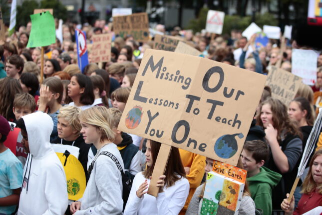 Ungdom i Norge stemmer borgerlig og gidder ikke lenger brøle for klimaet