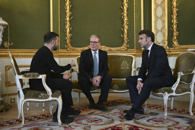 Macron: Russland kan ikke si nei til allierte styrker i Ukraina