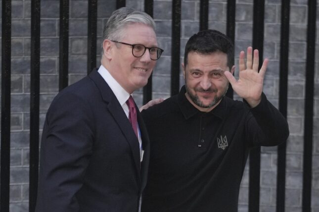 Storbritannia og Frankrike utarbeider en fredsplan for Ukraina