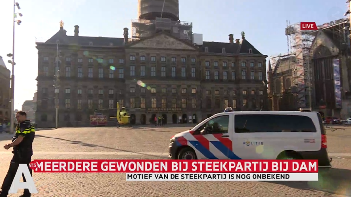 Flere personer såret i knivangrep i Amsterdam
