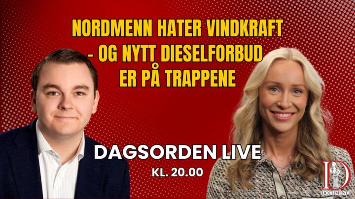 Nordmenn hater vindkraft - og nytt dieselforbud er på trappene | LIVE 29. april