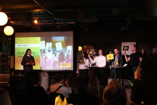 Amnestyfrokost: Rasistisk å gjøre politiarbeid