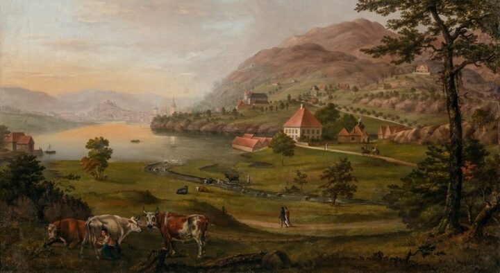Bergen sett fra Møllendahl (1812).