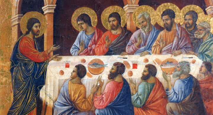 Jesus viser seg for de elleve etter sin oppstandelse (c.1308-11).