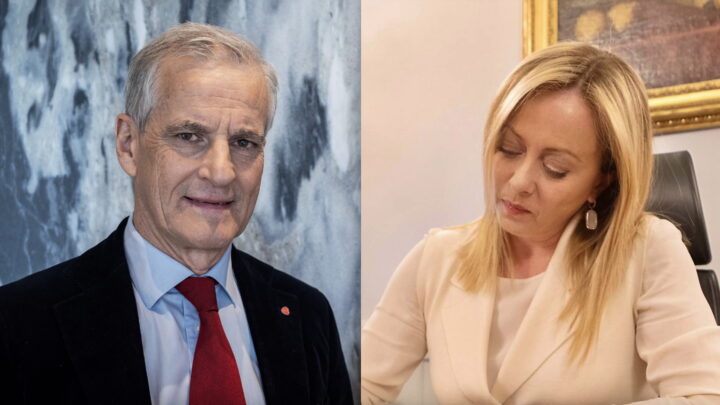 Meloni vil ha Støre med på Team Vesten