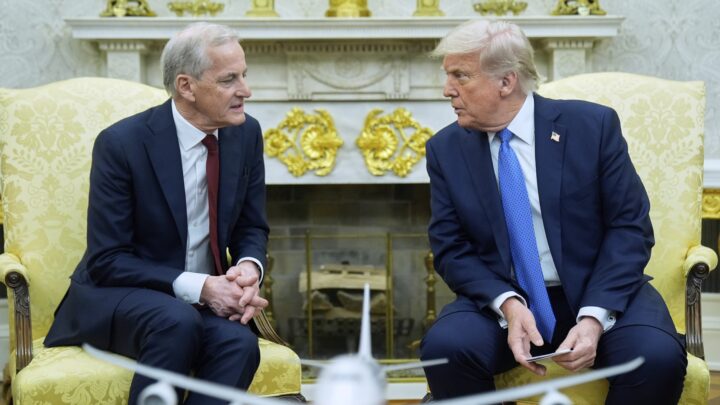 Trump og Støre fremstod samstemte om Ukraina-krigen