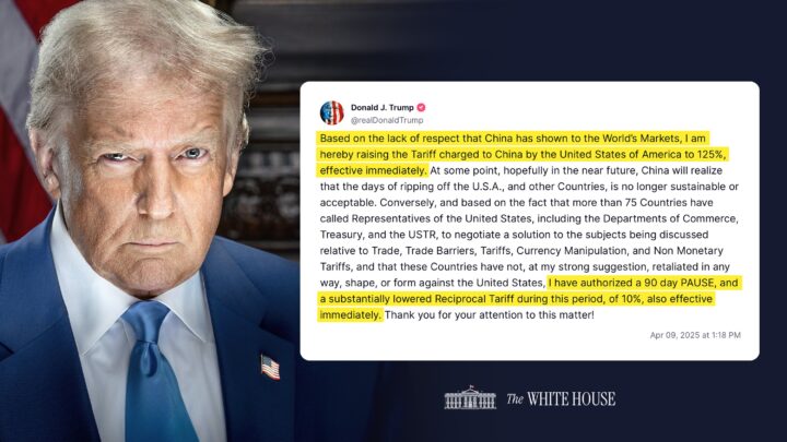 Trump ilegger Kina 90 strafferunder for tollsvar