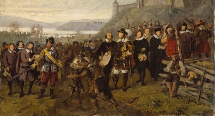 Christian IV grunnlegger Christiania (1876?).