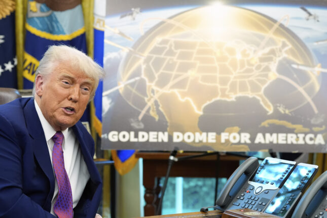 Trump vil bygge Golden Dome til 175 milliarder dollar