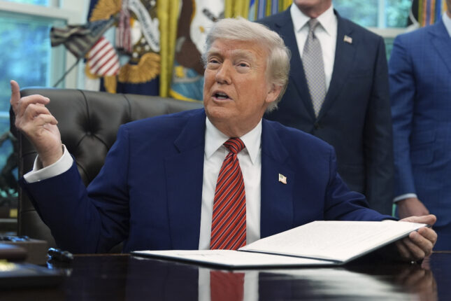 Trump er frustrert over lavt tempo i forhandlingene med EU