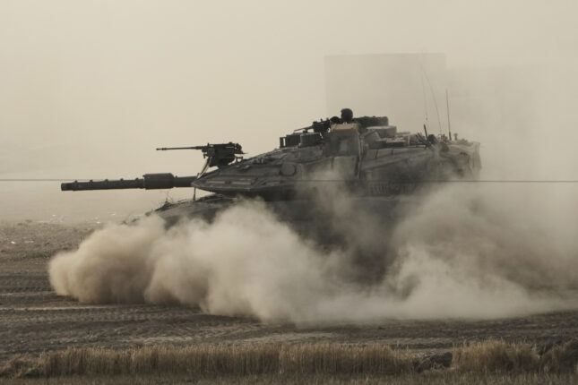 Israelske bakkestyrker angriper sentralt i Gaza