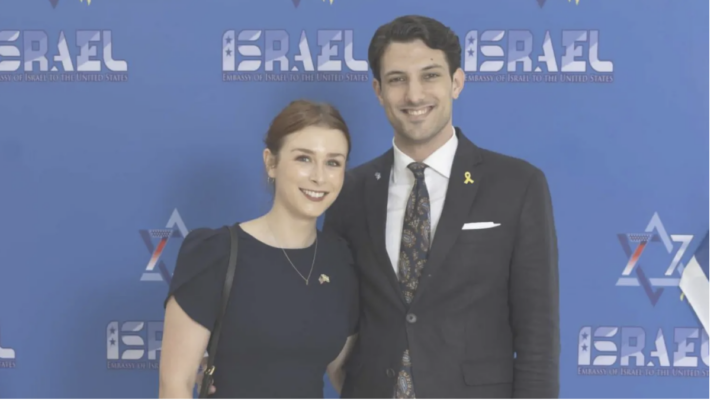 Ungt par ved den israelske ambassaden drept