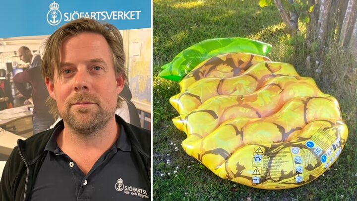 Oppblåsbar ananas utløste stor redningsaksjon