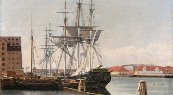 Udsigt fra Wilders Plads. Studie  (1832).