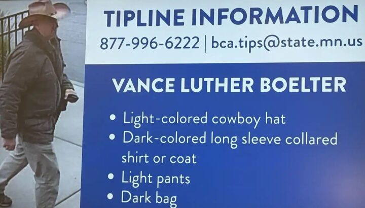 Vance Luther Boelter er fortsatt på frifot i Minnesota