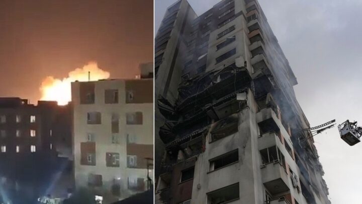 Se video: Israel med enorme angrep på Iran