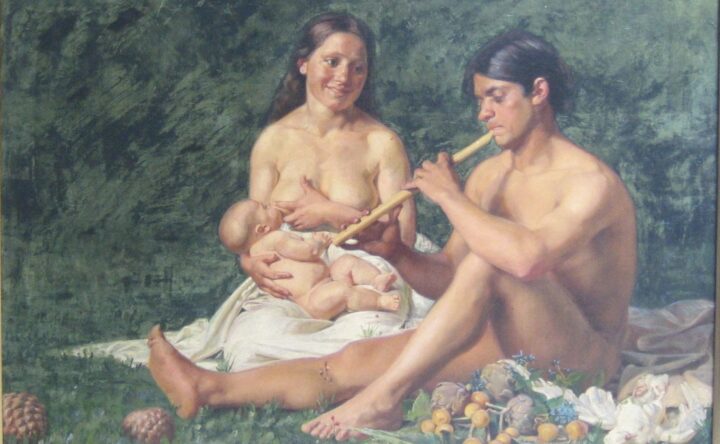 Jubal og hans familie (1876-78).