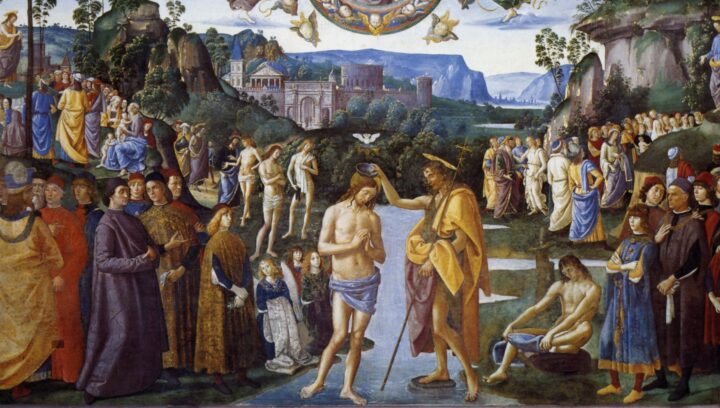 Jesu dåp i Jordan (c.1483).