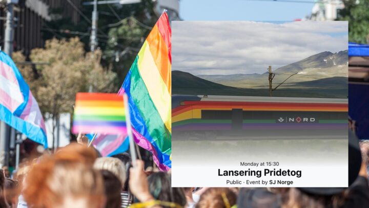 SJ ruller ut regnbuetog: – Vi skal løfte Pride til nye høyder