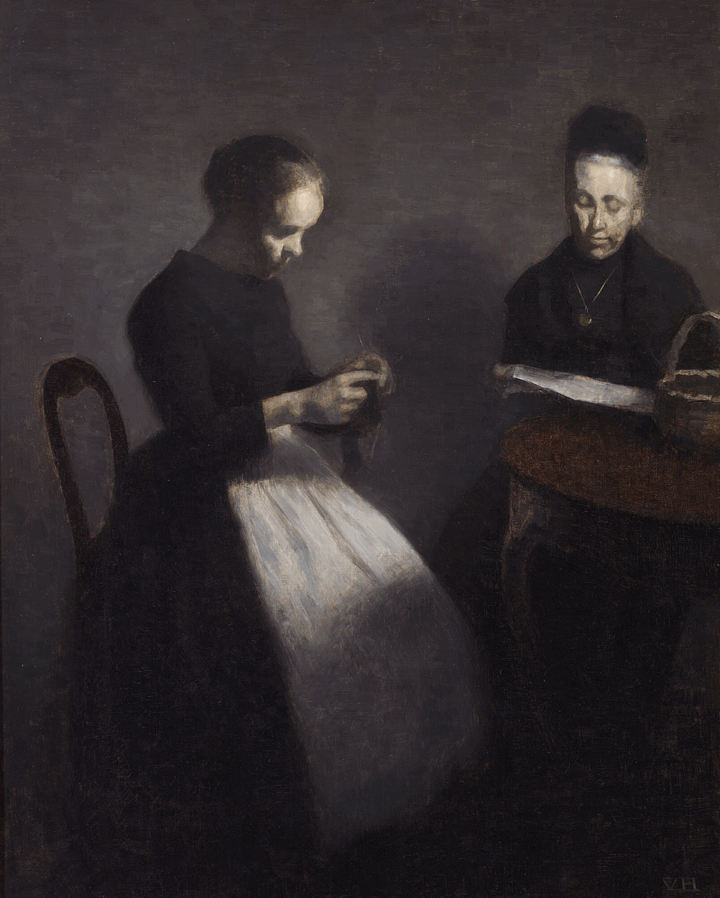 Aften i Dagligstuen (1909).