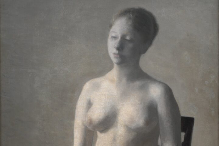 Sittende akt (1889).