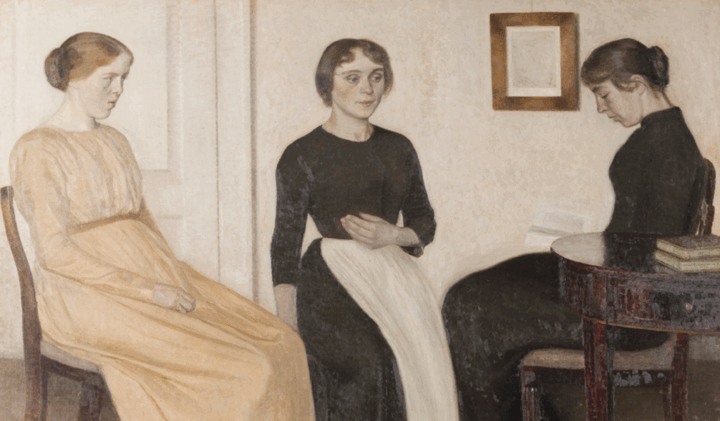 Tre unge Kvinder (1895).