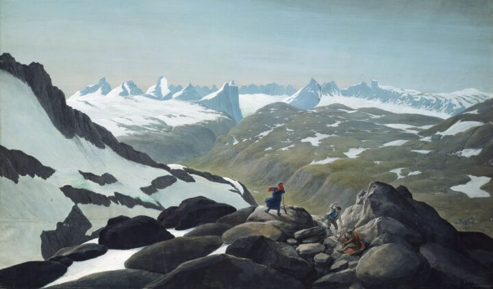 Fra Jotunheimen. Hurrungene (1837).