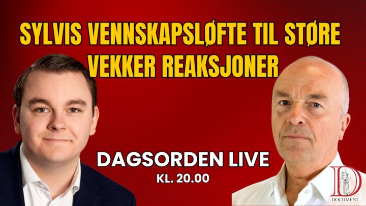 Sylvis vennskapsløfte til Støre vekker reaksjoner