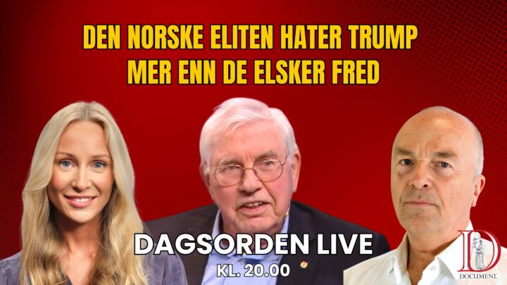 Den norske eliten hater Trump mer enn de elsker fred