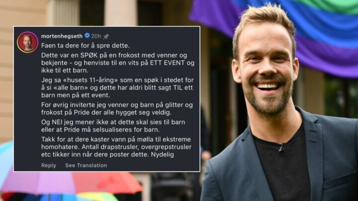 Morten Hegseth raser mot kritikere: – F**n ta dere!