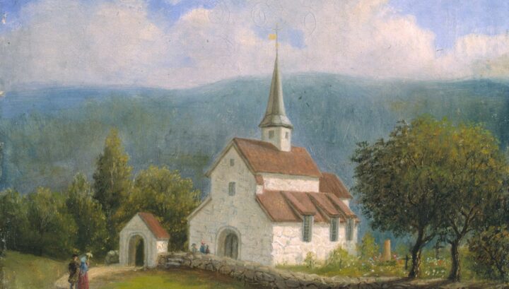 Gamle Aker kirke (1853).