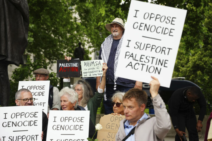 Palestina-aktivister pågrepet i London