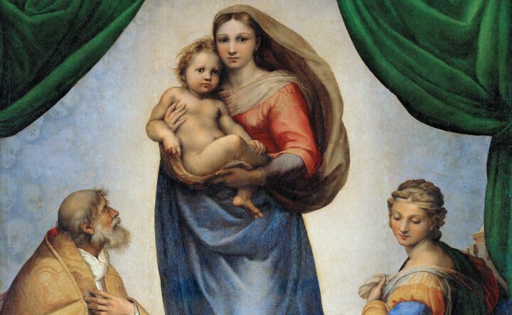 Den sixtinske madonna (c.1512-14).