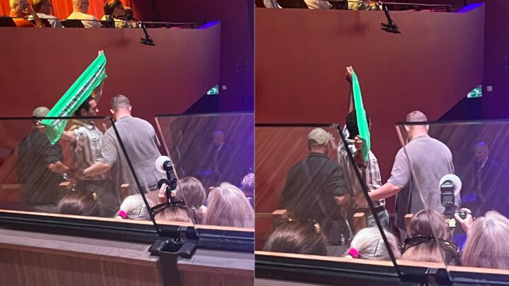 Klimaaktivister avbrøt Stoltenbergs tale: – opererer i grenselandet av loven