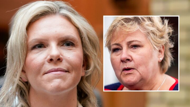 Erna i fritt fall – FrP større enn H, KrF og Venstre til sammen