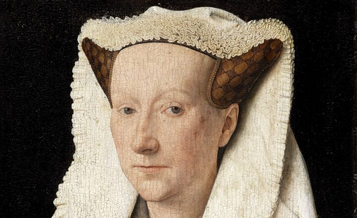 Portrett av Margareta van Eyck, kunstnerens ektefelle (1439).