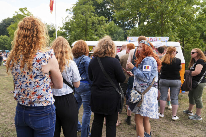 Tusener av rødhårede samlet til festival i Nederland