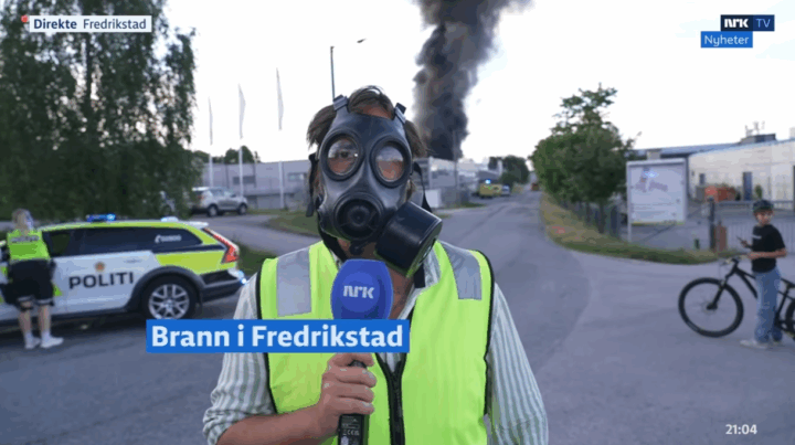 NRK med nye sikkerhetsrutiner: Fredrikstad-brannen første test