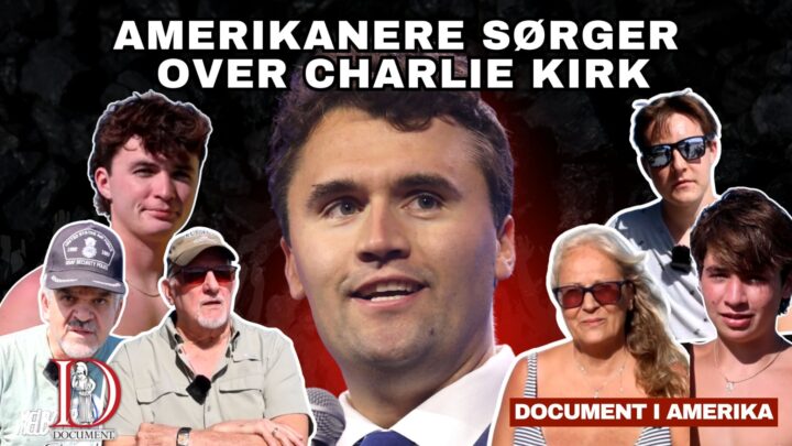 Folk på gata i Amerika sørger over Charlie Kirks død