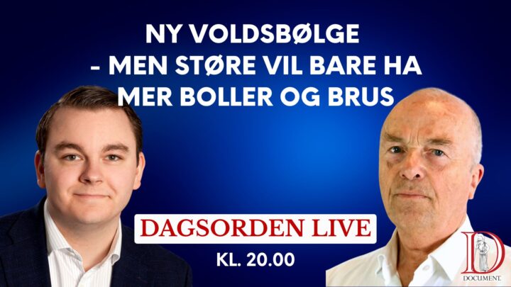 Ny voldsbølge – men Støre vil bare ha mer boller og brus