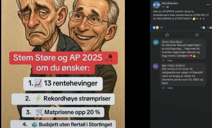 Opposisjonelle avkreves video-selfie etter kritikk av Støre på Facebook