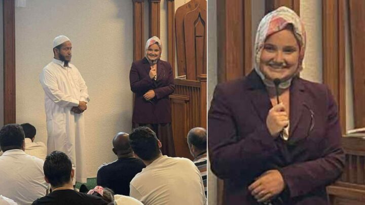 Høyre-politiker Amalie Gunnufsen frir til muslimske velgere iført hijab: – Sunket lavt