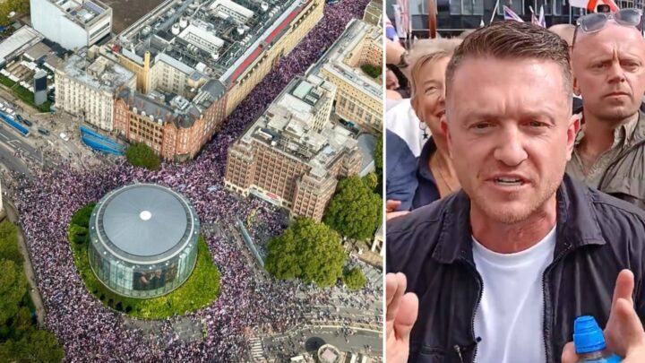 Enorme folkemengder samlet i London for «Uniting the Kingdom»