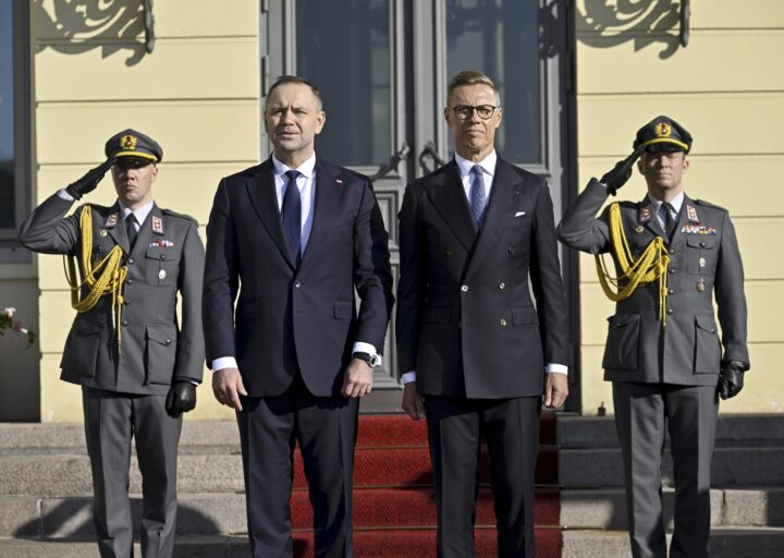 Russiske droner skutt ned over Polen