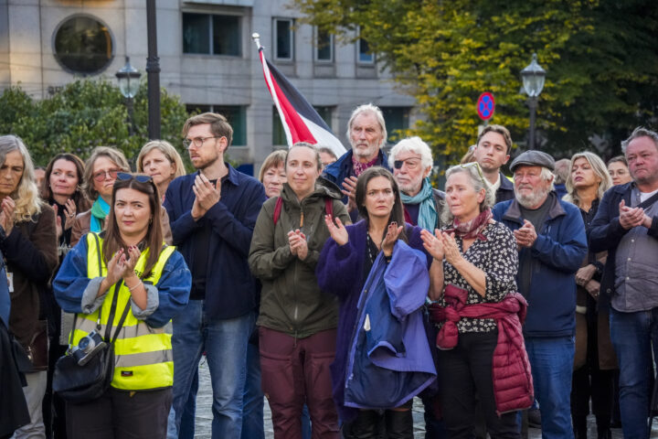 Journalister demonstrerte i Oslo – krever at internasjonal presse får tilgang til Gaza