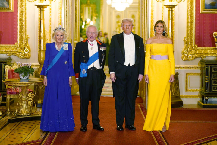 Kongelig hyllest til Trump på Windsor Castle