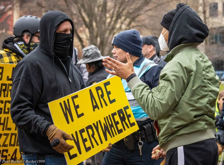 Antifa-ledere flykter fra Donald Trumps USA