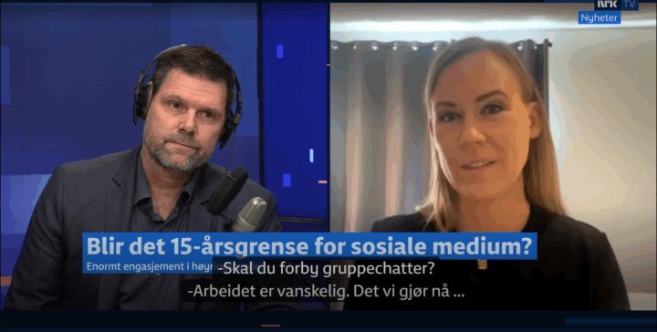 Se video: Ap-ministeren blir spurt fire ganger – nekter å svare på forbud mot gruppechatter