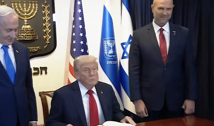 Se Trump tale til Knesset