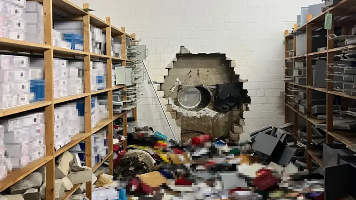 Spektakulært bankran i Gelsenkirchen